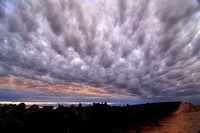 Spooky Mammatus Clouds