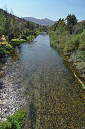 Kaweah River Looking West